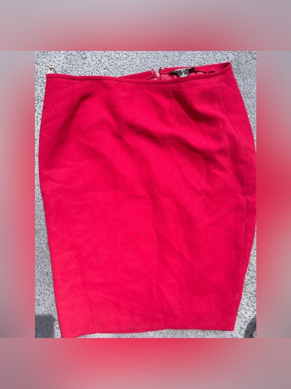 Isabella Red Pencil Skirt Womens size 16